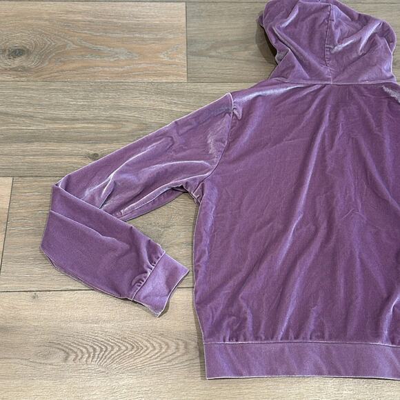 FABLETICS Bright Lilac Donna Velour Hoodie Full Zip Hood Active Jacket Size S - Picture 6 of 10